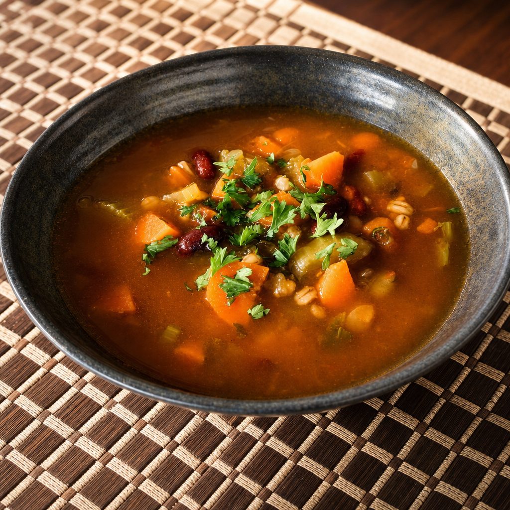 Vegetable Minestrone Bowl.